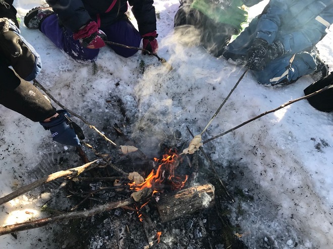 Pinnebr&oslash;d p&aring; b&aring;l